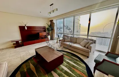 Apartment - 3 Bedrooms - 5 Bathrooms for rent in Al Fattan Marine Tower - Al Fattan Marine Towers - Jumeirah Beach Residence - Dubai