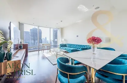 شقة - غرفة نوم - 2 حمامات للايجار في برج خليفة المنطقة 2ب - برج خليفة - وسط مدينة دبي - دبي