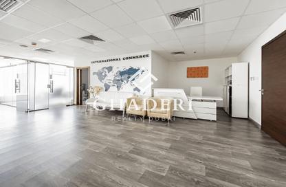 Office Space - Studio - 1 Bathroom for rent in Clover Bay Tower - Business Bay - Dubai