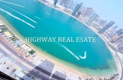 Apartment - 1 - 2 for rent in La Plage Tower - Al Mamzar - Sharjah - Sharjah