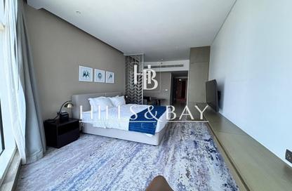 Apartment - Studio - 1 Bathroom for rent in Damac Maison Prive A - Damac Maison Prive - Business Bay - Dubai
