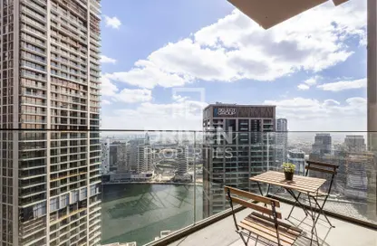 Apartment - Studio - 1 Bathroom for rent in Peninsula One - Peninsula - Business Bay - Dubai