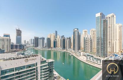 Apartment - 2 - 2 for rent in Silverene Tower A - Silverene - Dubai Marina - Dubai