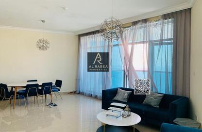 Apartment - 2 Bedrooms - 2 Bathrooms for sale in Corniche Tower - Ajman Corniche Road - Ajman