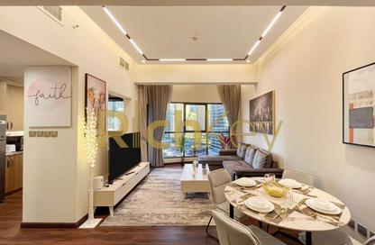 شقة - 2 غرف نوم - 2 حمامات للايجار في برج إسكان - دبي مارينا - دبي