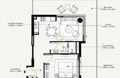 Apartment - 1 Bedroom - 2 Bathrooms for sale in Azizi Venice 14 Building A - Azizi Venice 14 - Azizi Venice - Dubai South (Dubai World Central) - Dubai