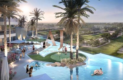 Apartment - 2 - 2 for sale in Golf Greens 1 Tower B - Golf Greens 1 - Golf Greens - Damac Hills - Dubai