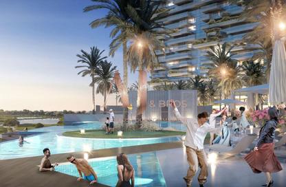 Apartment - 2 - 2 for sale in Golf Greens 1 Tower B - Golf Greens 1 - Golf Greens - Damac Hills - Dubai