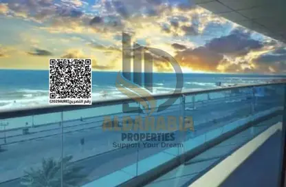 Apartment - 1 Bedroom - 2 Bathrooms for sale in Corniche Tower - Ajman Corniche Road - Ajman