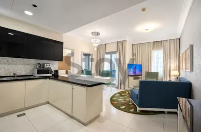 Apartment - 1 Bedroom - 2 Bathrooms for rent in Damac Maison Dubai Mall Street (The Signature) - Burj Khalifa Area - Downtown Dubai - Dubai