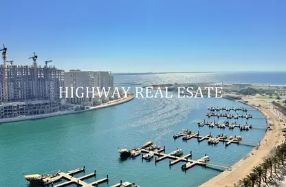 Apartment - 1 Bedroom - 2 Bathrooms for rent in Beach Tower 1 - Al Khan Lagoon - Al Khan - Sharjah