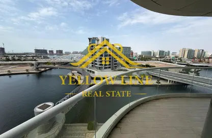 شقة - غرفة نوم - 2 حمامات للايجار في مبنى كانال فيو - شاطئ الراحة - أبوظبي