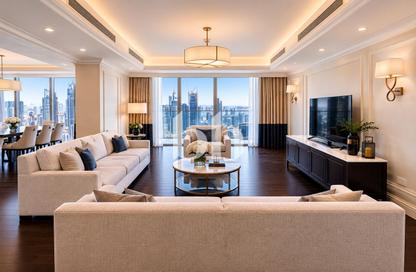 Apartment - 4 Bedrooms - 6 Bathrooms for rent in Kempinski BLVD - Downtown Dubai - Dubai Apartment - 4 Bedrooms - 6 Bathrooms for rent in Kempinski BLVD - Downtown Dubai - Dubai