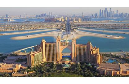 Apartment - 4 - 3 for rent in Marina Residences 3 - Marina Residences - Palm Jumeirah - Dubai