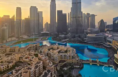 شقة - غرفة نوم - 1 حمام للايجار في فندق برج ليك - العنوان داون تاون - وسط مدينة دبي - دبي