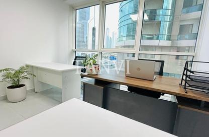 Office Space - Studio - 1 Bathroom for rent in Aspin Tower - Sheikh Zayed Road - Dubai