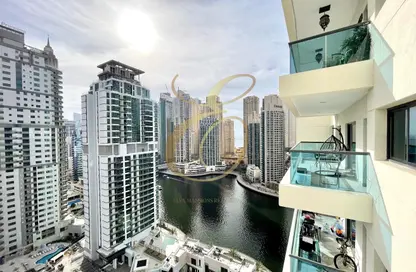 شقة - غرفة نوم - 2 حمامات للبيع في برج الزمان والمكان - دبي مارينا - دبي