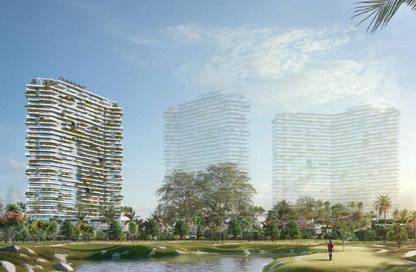 Apartment - 2 - 2 for sale in Golf Greens 2 Tower B - Golf Greens 2 - Golf Greens - Damac Hills - Dubai