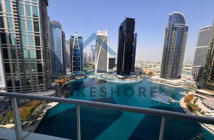 Apartment - Studio - 1 Bathroom for rent in Lake Terrace - JLT Cluster D - Jumeirah Lake Towers - Dubai