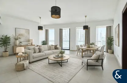 Apartment - 3 Bedrooms - 3 Bathrooms for rent in Burj Vista 1 - Burj Vista - Downtown Dubai - Dubai