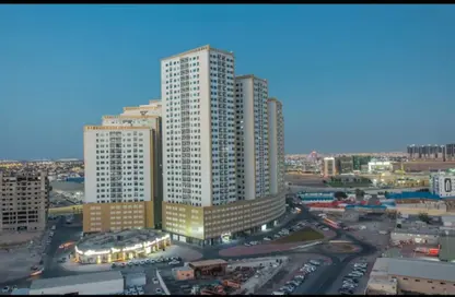 Apartment - Studio - 1 Bathroom for rent in Ajman Pearl Towers - Ajman Downtown - Ajman