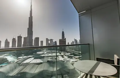 شقة - غرفة نوم - 2 حمامات للايجار في العنوان رزيدنس فاونتن فيوز 1 - العنوان رزيدنس فاونتن فيوز - وسط مدينة دبي - دبي