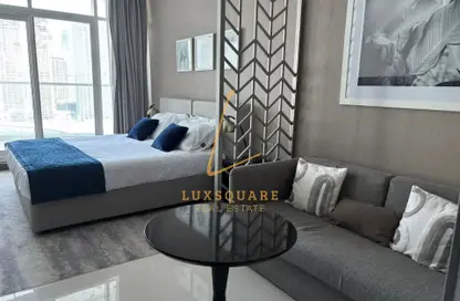 Apartment - Studio - 1 Bathroom for rent in Damac Maison Prive B - Damac Maison Prive - Business Bay - Dubai