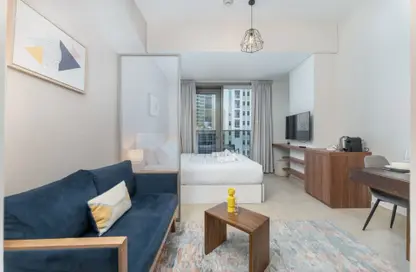 Apartment - Studio - 1 Bathroom for rent in Sparkle Tower 3 - Sparkle Towers - Dubai Marina - Dubai