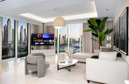 Apartment - 4 Bedrooms - 3 Bathrooms for rent in Palace Beach Residence - EMAAR Beachfront - Dubai Harbour - Dubai