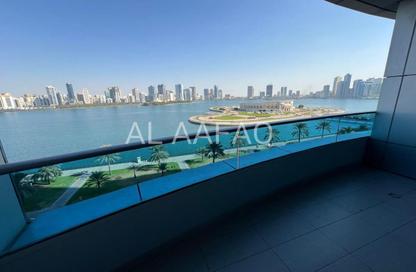 Apartment - 3 Bedrooms - 5 Bathrooms for rent in Blue Tower - Al Majaz 3 - Al Majaz - Sharjah Apartment - 3 Bedrooms - 5 Bathrooms for rent in Blue Tower - Al Majaz 3 - Al Majaz - Sharjah