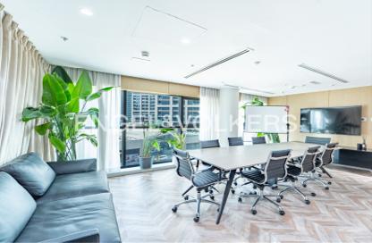 Office Space - Studio - 1 Bathroom for rent in The Binary Tower - Business Bay - Dubai
