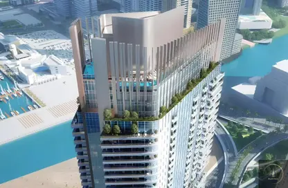 Penthouse - 3 Bedrooms - 4 Bathrooms for sale in Habtoor Grand Residences - Dubai Marina - Dubai