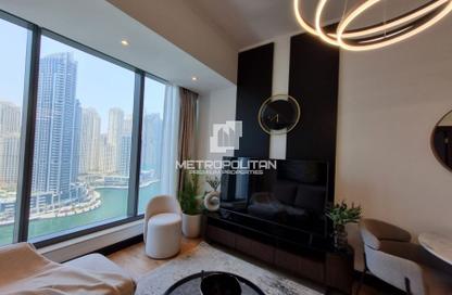 Apartment - 1 Bedroom - 2 Bathrooms for rent in Silverene Tower B - Silverene - Dubai Marina - Dubai