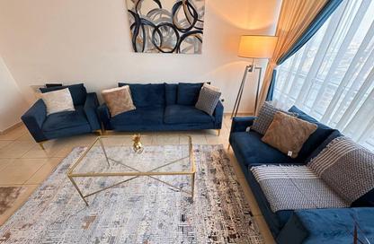 Apartment - 1 Bedroom - 2 Bathrooms for rent in Beach Tower 1 - Al Khan Lagoon - Al Khan - Sharjah