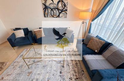 Apartment - 1 Bedroom - 2 Bathrooms for rent in Beach Tower 1 - Al Khan Lagoon - Al Khan - Sharjah Apartment - 1 Bedroom - 2 Bathrooms for rent in Beach Tower 1 - Al Khan Lagoon - Al Khan - Sharjah