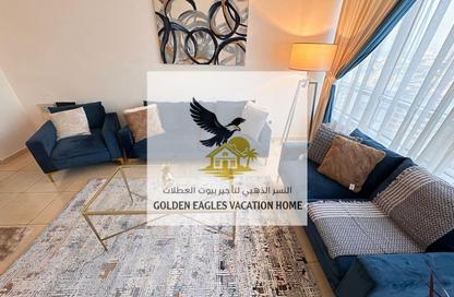 Apartment - 1 Bedroom - 2 Bathrooms for rent in Beach Tower 1 - Al Khan Lagoon - Al Khan - Sharjah Apartment - 1 Bedroom - 2 Bathrooms for rent in Beach Tower 1 - Al Khan Lagoon - Al Khan - Sharjah