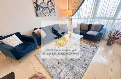 Apartment - 1 Bedroom - 2 Bathrooms for rent in Beach Tower 1 - Al Khan Lagoon - Al Khan - Sharjah Apartment - 1 Bedroom - 2 Bathrooms for rent in Beach Tower 1 - Al Khan Lagoon - Al Khan - Sharjah