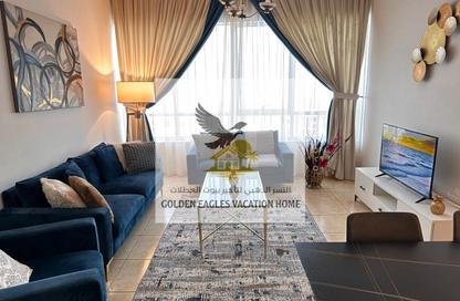 Apartment - 1 Bedroom - 2 Bathrooms for rent in Beach Tower 1 - Al Khan Lagoon - Al Khan - Sharjah Apartment - 1 Bedroom - 2 Bathrooms for rent in Beach Tower 1 - Al Khan Lagoon - Al Khan - Sharjah