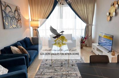Apartment - 1 Bedroom - 2 Bathrooms for rent in Beach Tower 1 - Al Khan Lagoon - Al Khan - Sharjah Apartment - 1 Bedroom - 2 Bathrooms for rent in Beach Tower 1 - Al Khan Lagoon - Al Khan - Sharjah