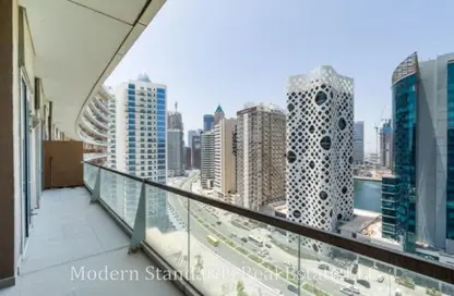 شقة - غرفة نوم - 2 حمامات للايجار في برج يوبورا 1 - أبراج يو بورا - الخليج التجاري - دبي