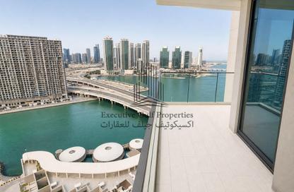 شقة - 3 غرف نوم - 5 حمامات للايجار في أبراج سكنية على الواجهة البحرية - منطقة النادي السياحي - أبوظبي