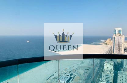 Apartment - 2 Bedrooms - 3 Bathrooms for sale in Corniche Tower - Ajman Corniche Road - Ajman