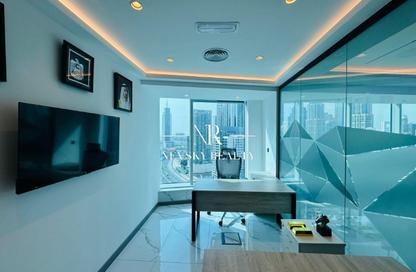 Office Space - Studio - 1 Bathroom for rent in The Prime Tower - Business Bay - Dubai