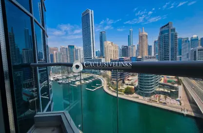 Apartment - 3 Bedrooms - 3 Bathrooms for rent in Marina Wharf 2 - Marina Wharf - Dubai Marina - Dubai