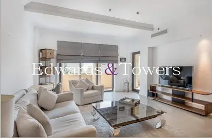 شقة - غرفة نوم - 2 حمامات للايجار في الميل الذهبي 7 - الميل الذهبي - نخلة جميرا - دبي