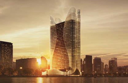 Apartment - 1 - 1 for sale in Binghatti Skyhall - Business Bay - Dubai