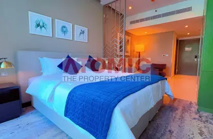 Apartment - Studio - 1 Bathroom for rent in Damac Maison Prive B - Damac Maison Prive - Business Bay - Dubai