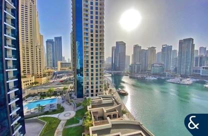 Apartment - 1 Bedroom - 1 Bathroom for rent in Beauport Tower - Marina Promenade - Dubai Marina - Dubai