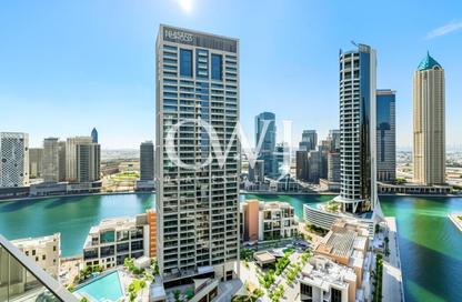 Apartment - Studio - 1 Bathroom for rent in Peninsula One - Peninsula - Business Bay - Dubai