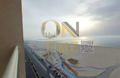 Apartment - 3 Bedrooms - 3 Bathrooms for rent in Ajman Corniche Residences - Ajman Corniche Road - Ajman